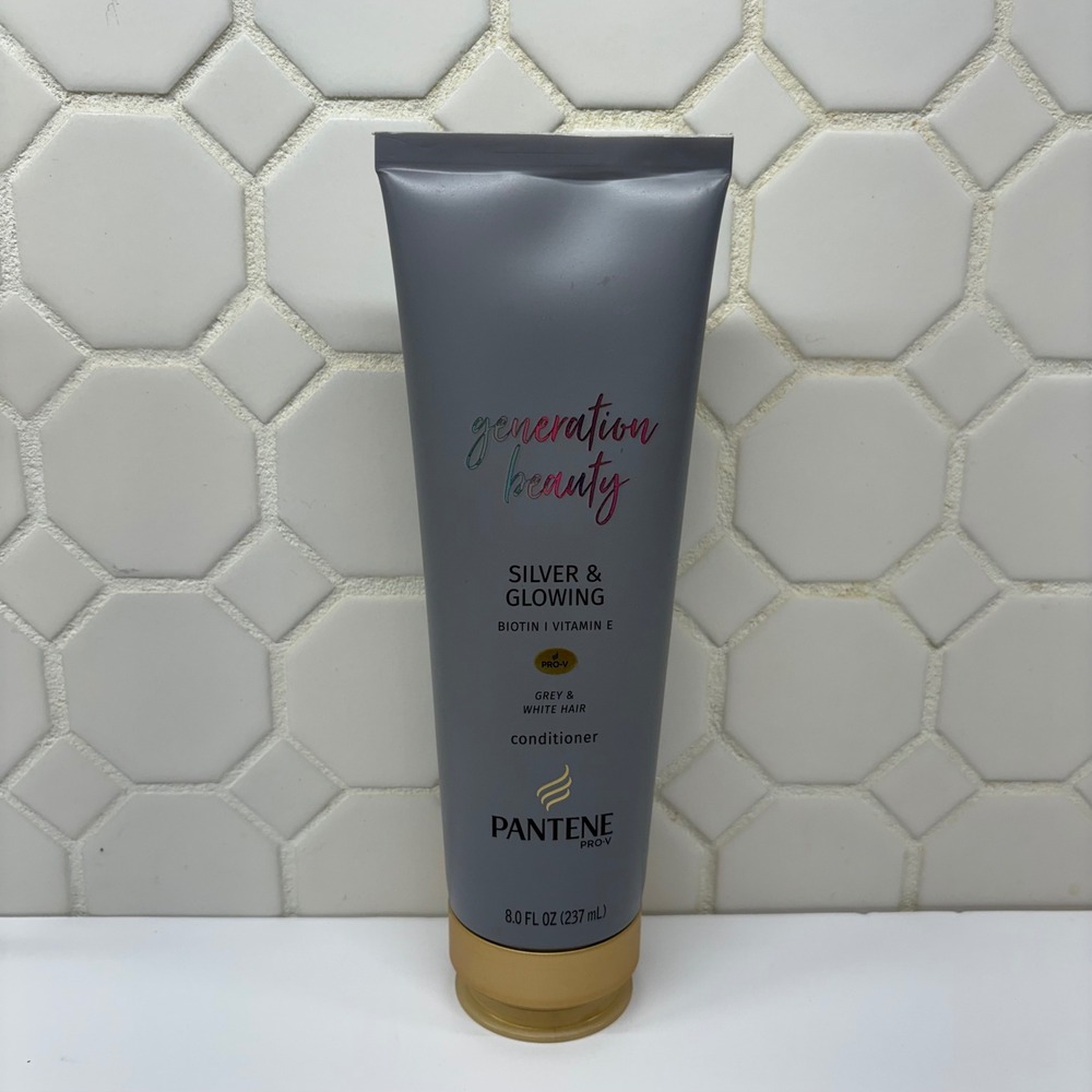 Pantene Generation Beauty Conditioner Womens 8oz Silver & Glowing Biotin Vit E
